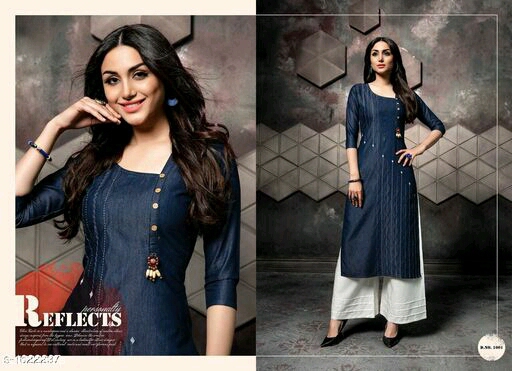Stylish kurti plazo set Clearance